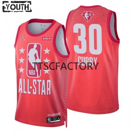 Canotte Bambino Golden State Warriors Stephen Curry 30 2022 All-Star Jordan Brand Rosso Swingman